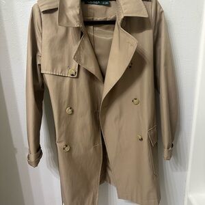 Ralph Lauren Classic Beige Trench Rain Coat